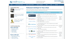 Desktop Screenshot of creditrepair.org
